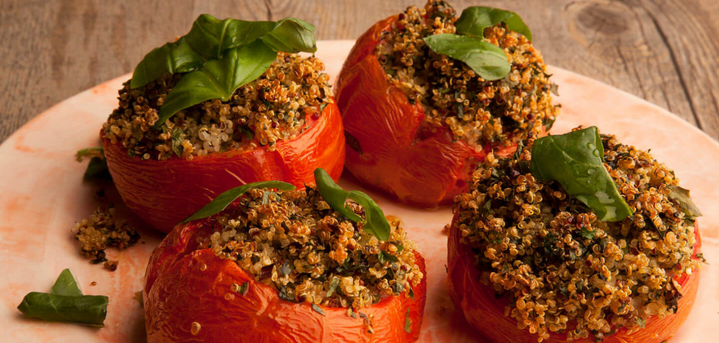 Healthy Recipe: Quinoa Stuffed Tomatoes