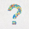 question mark in pills illustration