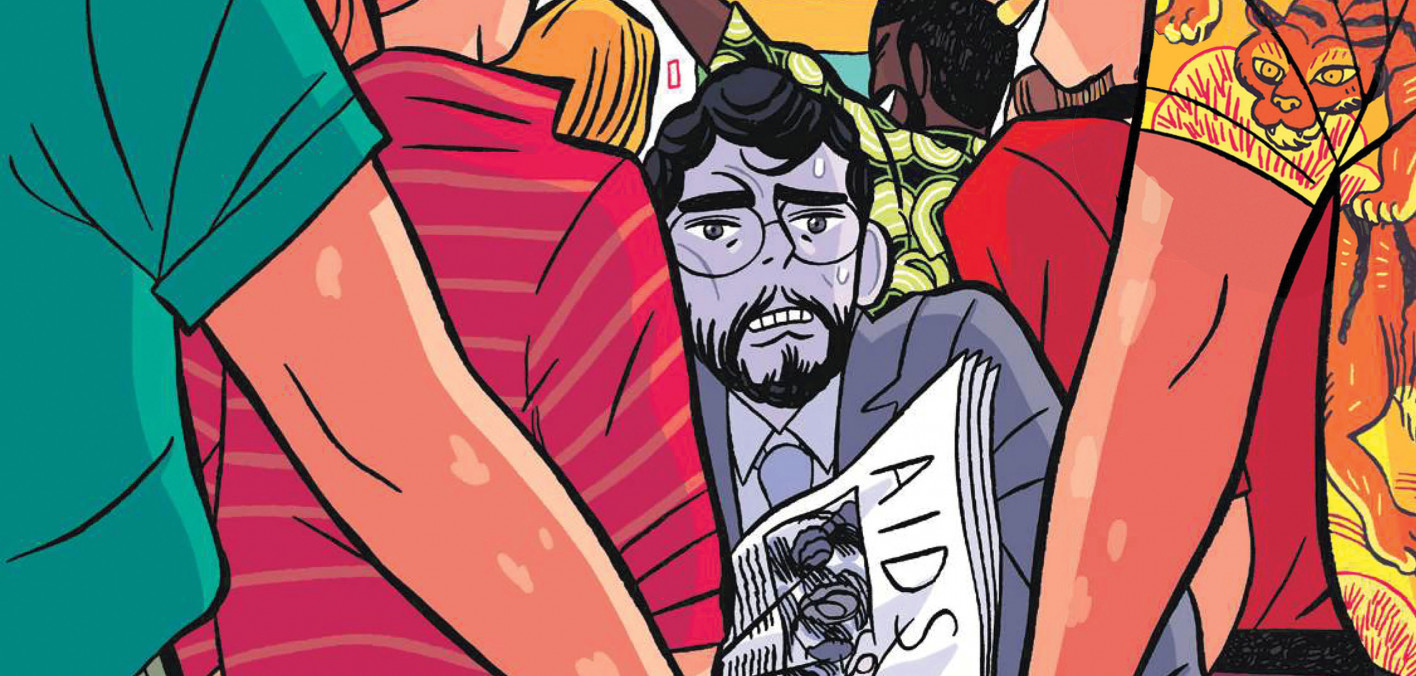 Writes & Wrongs: Graphic Novel “Bitter Pill” Reimagines AIDS Icon Randy Shilts [EXCERPT]
