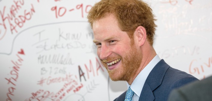 “21 July 2016, Durban, South Africa: ??Prince Harry by the “Pro Test wall” at the International AIDS Conference 2016.