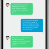 A screenshot showing one strategy for healthier app conversations