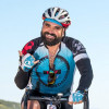 A rider in the 2019 AIDS/LifeCycle